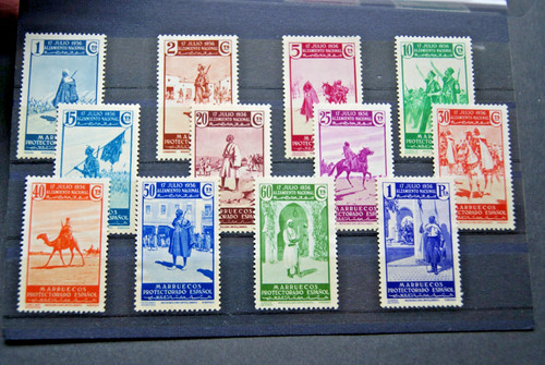 Spanish morocco stamps 1936 - stamps.,
