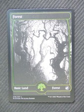 Forest Basic Land Foil - Innistrad Midnight Hunt Cards - Mtg Card #3QT