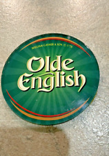 OLDE ENGLISH circular **FLAT** lens / beer pump badge for illuminated pump