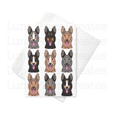 Smooth Collie card, Smooth