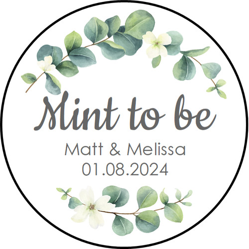 Personalised mint to - x,