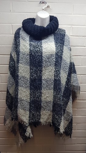 Women turtleneck poncho - women's,