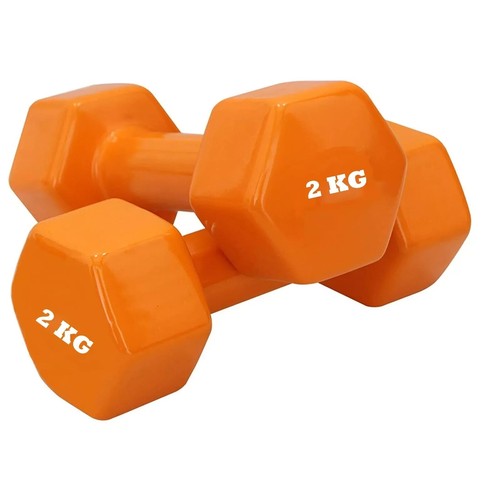 2kg neoprene dumbbells - neoprene,