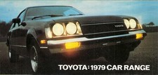 Toyota Range 1979 UK Market