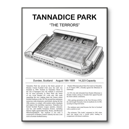 Dundee united football poster - dundee,