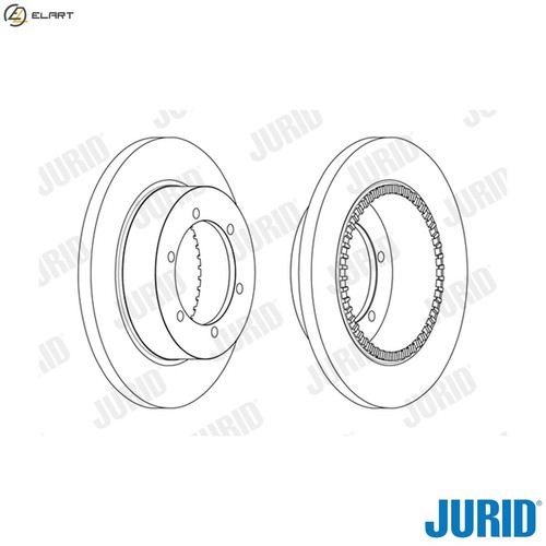 Brake disc 562840jc for - disc,