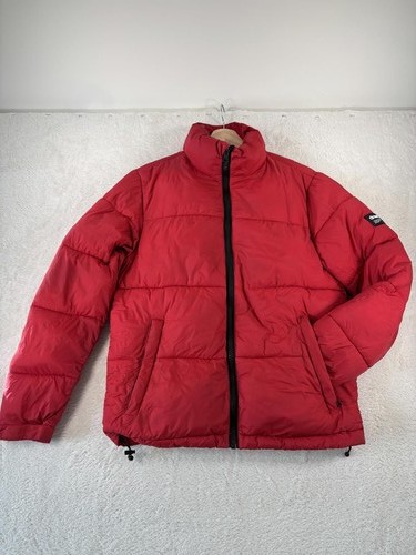 Zara men red puffer - red, jacket