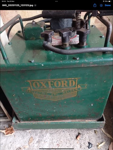 Oxford oil cooled - cooled, arc