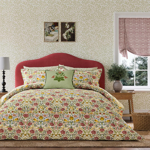Morris rose bedding king - co,