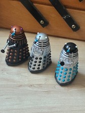 Dr Who Talking 2.5” Product Enterprise 3 Roll a Matic Dalek Figures