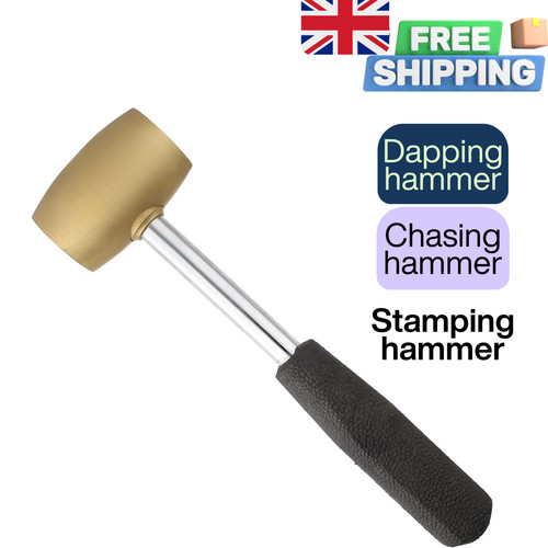 2lb brass head mallet - head,