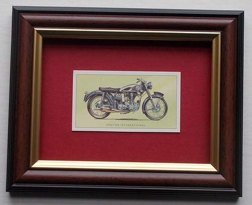 Motor cycle image framed - image,