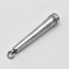 Antique Solid Silver Cheroot