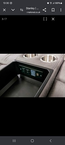 Grey piece reclining suite - reclining,