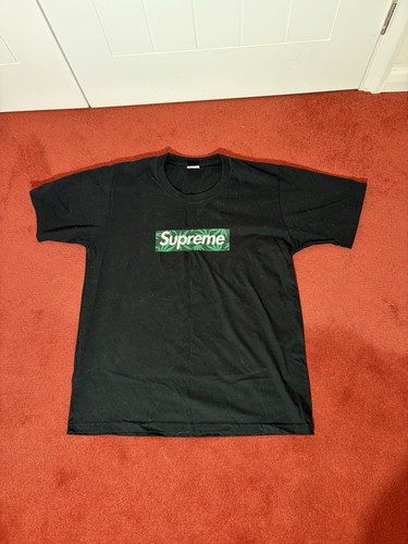 Black supreme box tee - supreme, green