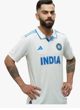 Adidas India Cricket Test Match Jersey 23/24 Medium New with Tags