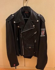 Rolling Stones Voodoo Lounge 94/95 Tour Leather Jacket Devil Man Logo - Size L