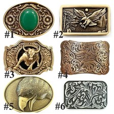 Western Buckle Solid Brass