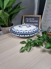 Antique Edwardian Henry Alcock Malvern Semi Porcelain Large Serving Tureen