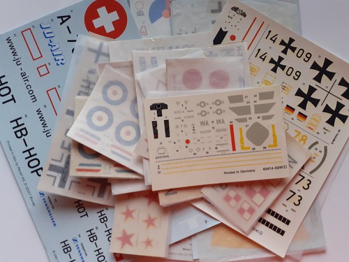 Vintage decals revell - decals, 1/72