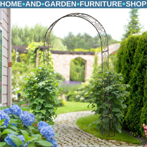 Vintage metal garden - garden, arch