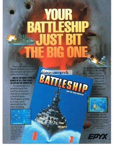 1988 epyx battleship computer - epyx,