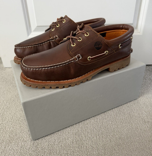 Timberland brown leather - brown, boat