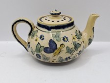 Extremely Rare Aller Vale Torquay Pottery Butterfly Teapot C1880s? Devon Pottery