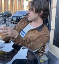 Levis Suede Trucker Jacket