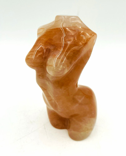 Fire quartz crystal - fire,