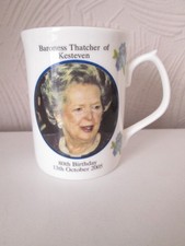 MARGARET THATCHER 80th BIRTHDAY MUG - VERY RARE !!