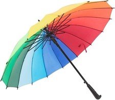 Rainbow Golf Umbrella 16 Panel