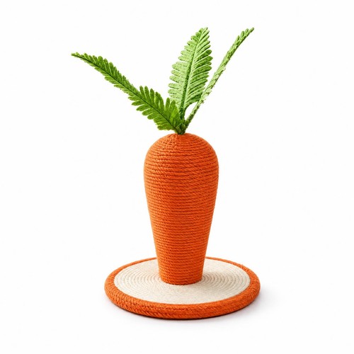 Carrot cat scratching post - scratching,
