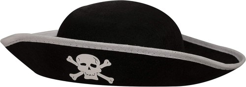 Deluxe kids black pirate - kids,