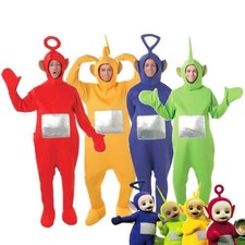 ?2025 UK Adult Teletubbies Costume Halloween Cosplay Carnivail Outfits Bodysuit