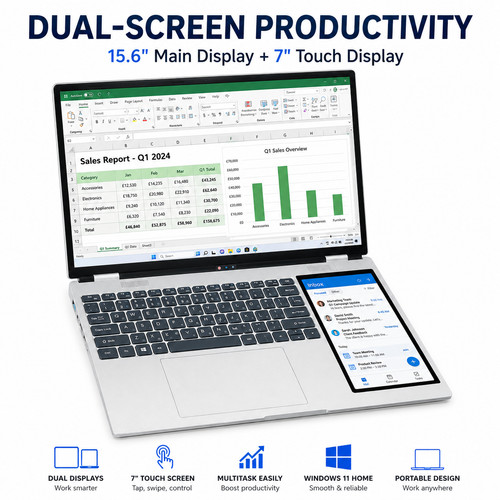 Dual screen laptop 7 - dual,
