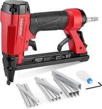 Air Staple with 1884pcs Staples (6mm-16mm) | 22GA Type 7116 Pneumatic Staple