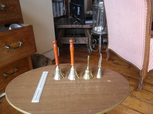 Vintage ornate brass wood - &,