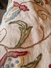 Vintage Crewel work curtain