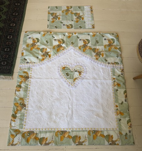 Handmade vintage bedding set