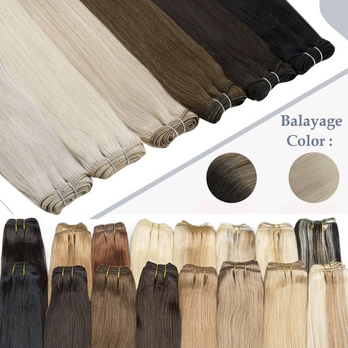 Double weave sew weft - double, in