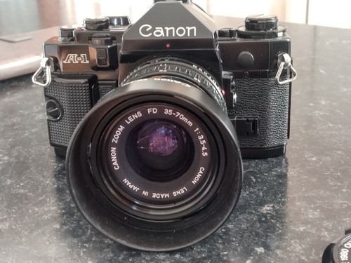 Canon camera with - camera,