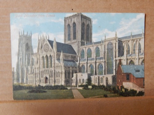 Postcard york minster - postcard, tinted