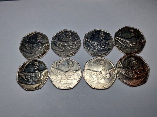 Rare 50p coin olympic team - olympic,