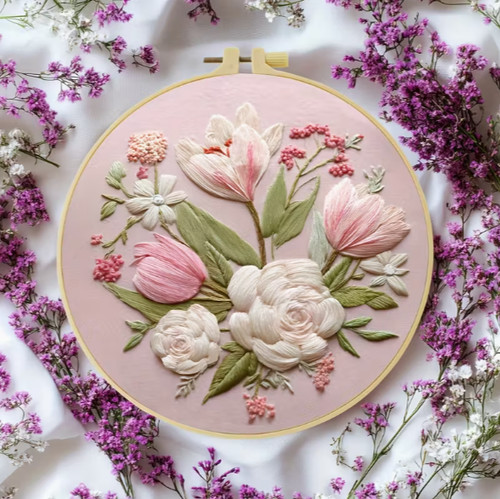 Floral embroidery diy - floral,