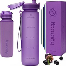 Hydracy Water Bottle with Time