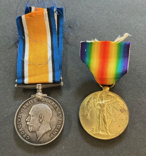 Ww1 medal pair - ww1, j