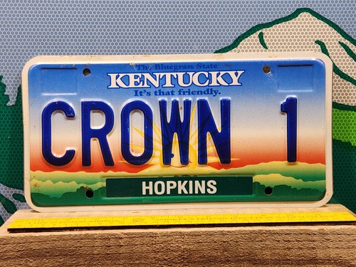 Kentucky vanity license - vanity, plate