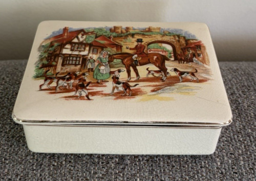 Vintage sandland ware lidded - vintage,