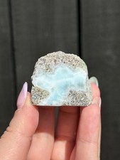 Larimar Half Polished Freeform